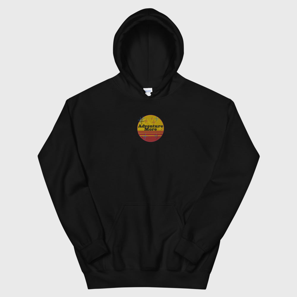 adventure more (and the living's easy) hoodie