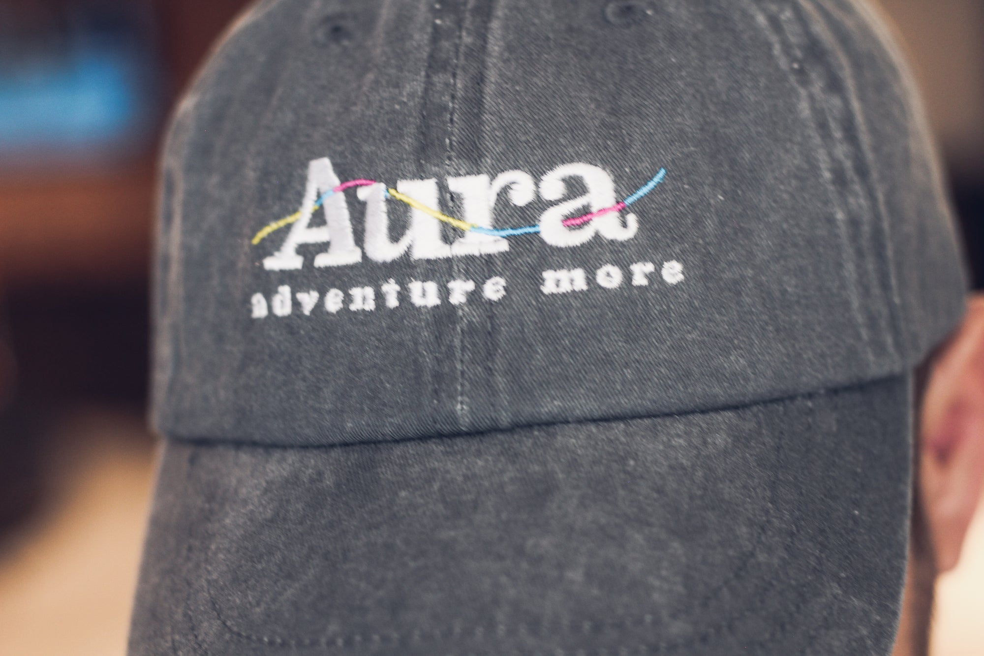Vote for Adventure Embroidered Dad Hat - Charcoal