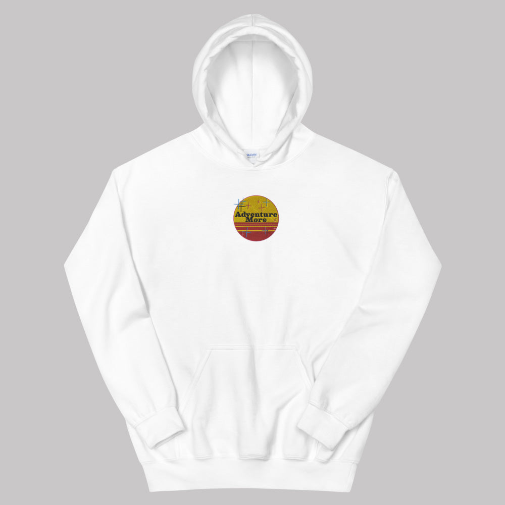 adventure more (and the living's easy) hoodie